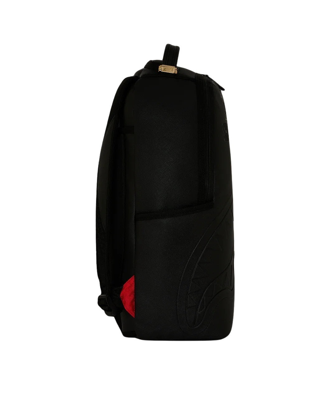 Shark Central Embossed Black Nylon Sprayground Backpack