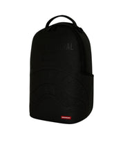Shark Central Embossed Black Nylon Sprayground Backpack