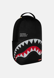 Zaino Shark Central Black Embroidered Shark Sprayground