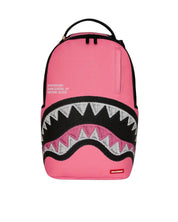 Shark Central Pink Embroidered Shark Sprayground Backpack