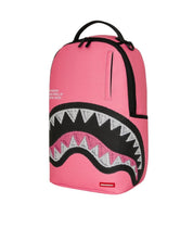 Shark Central Pink Embroidered Shark Sprayground Backpack