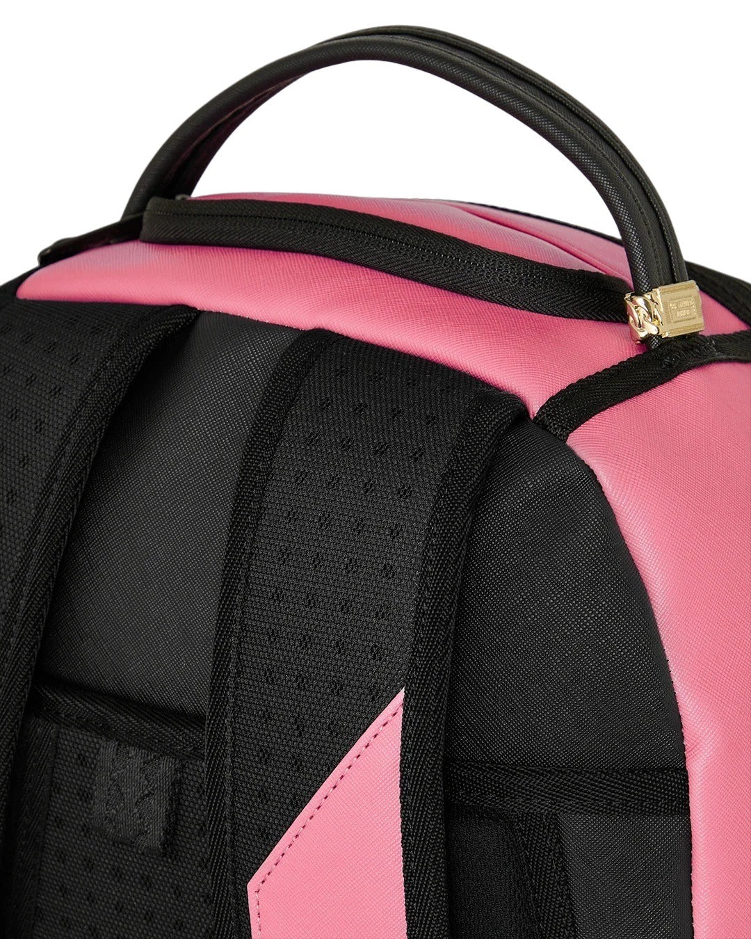 Shark Central Pink Embroidered Shark Sprayground Backpack
