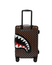 Cabin Trolley Sharks In Paris WTF Bubble Brown Check Sprayground