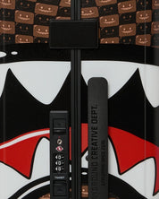 Cabin Trolley Sharks In Paris WTF Bubble Brown Check Sprayground