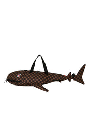 Borsone Sharks In Paris WTF Bubble Brown Check Sprayground