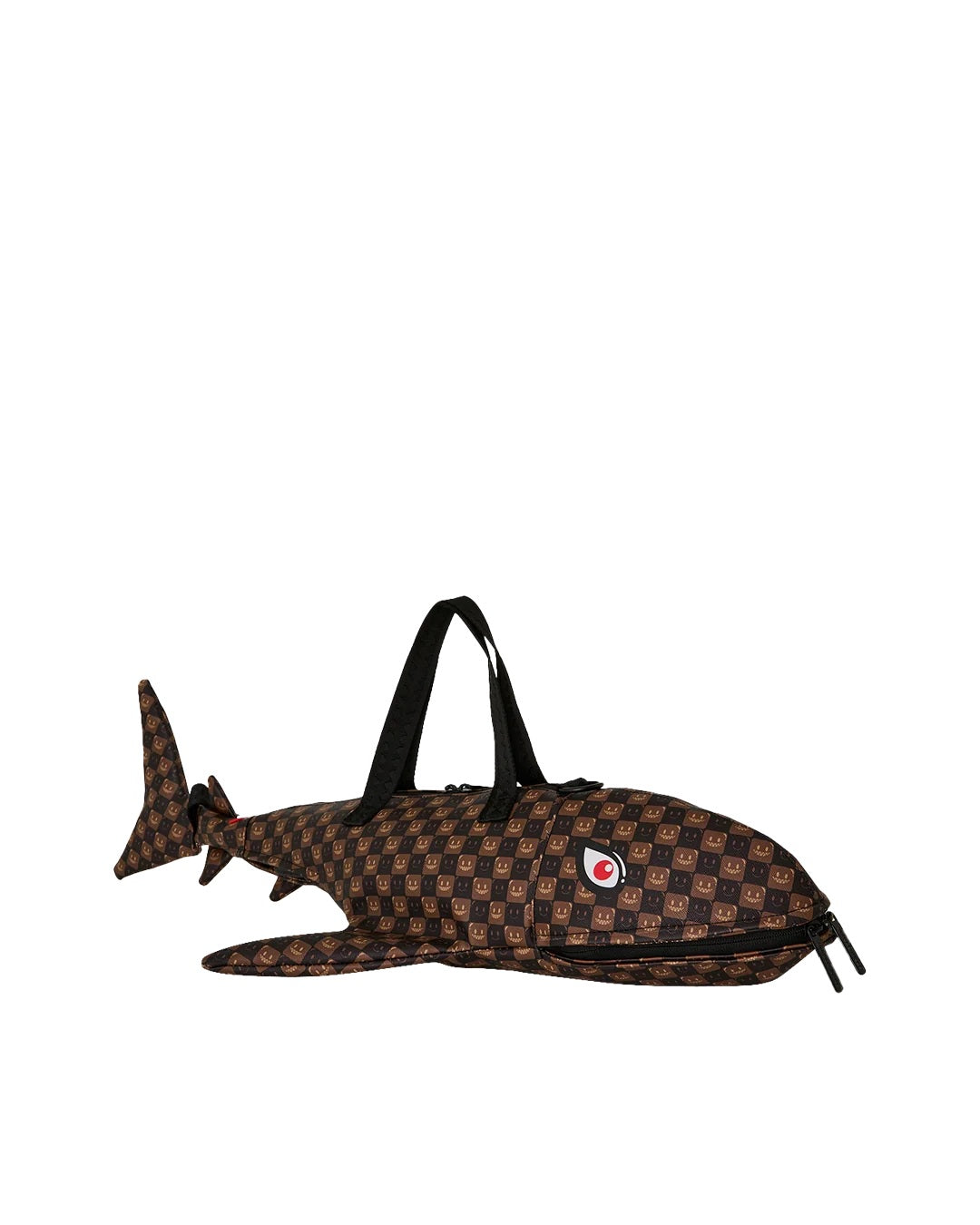 Borsone Sharks In Paris WTF Bubble Brown Check Sprayground
