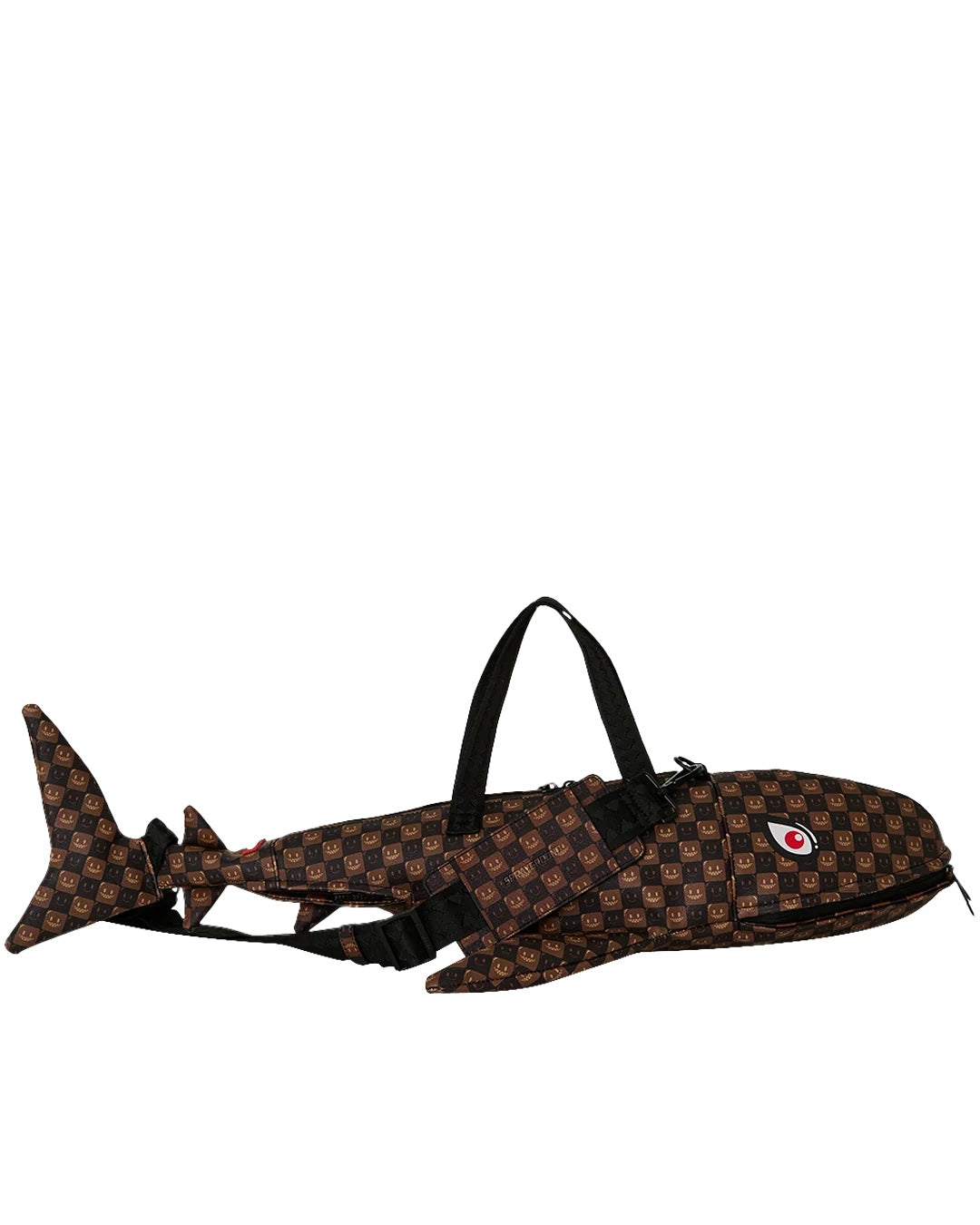 Borsone Sharks In Paris WTF Bubble Brown Check Sprayground