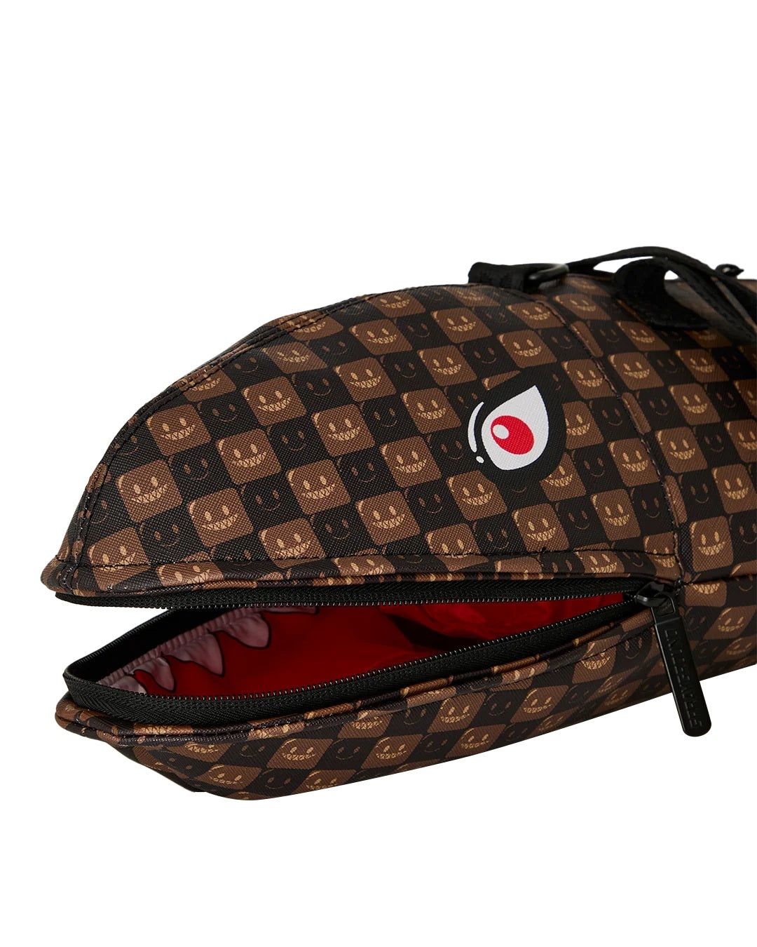 Borsone Sharks In Paris WTF Bubble Brown Check Sprayground