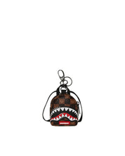 Portachiavi Sharks In Paris WTF Bubble Brown Check Sprayground