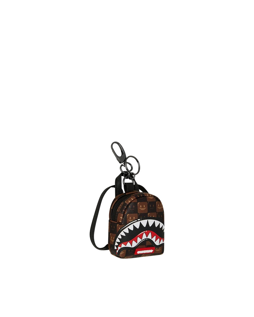 Portachiavi Sharks In Paris WTF Bubble Brown Check Sprayground