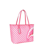 Pink New Check Faces Tote Sprayground Bag