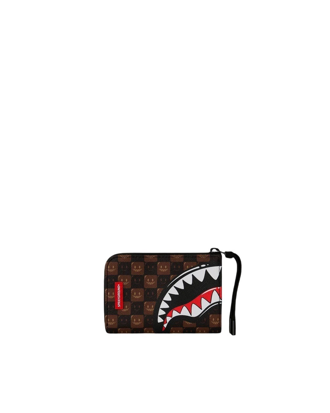 Sharks In Paris Wallet WTF Bubble Brown Check Sprayground