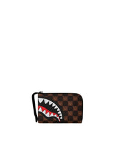 Sharks In Paris Wallet WTF Bubble Brown Check Sprayground