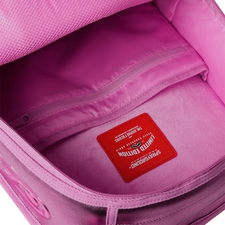 Zaino Metallic Pink Metallic Drip Sprayground