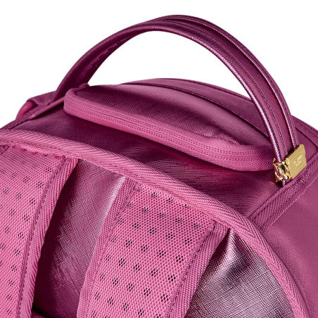 Zaino Metallic Pink Metallic Drip Sprayground