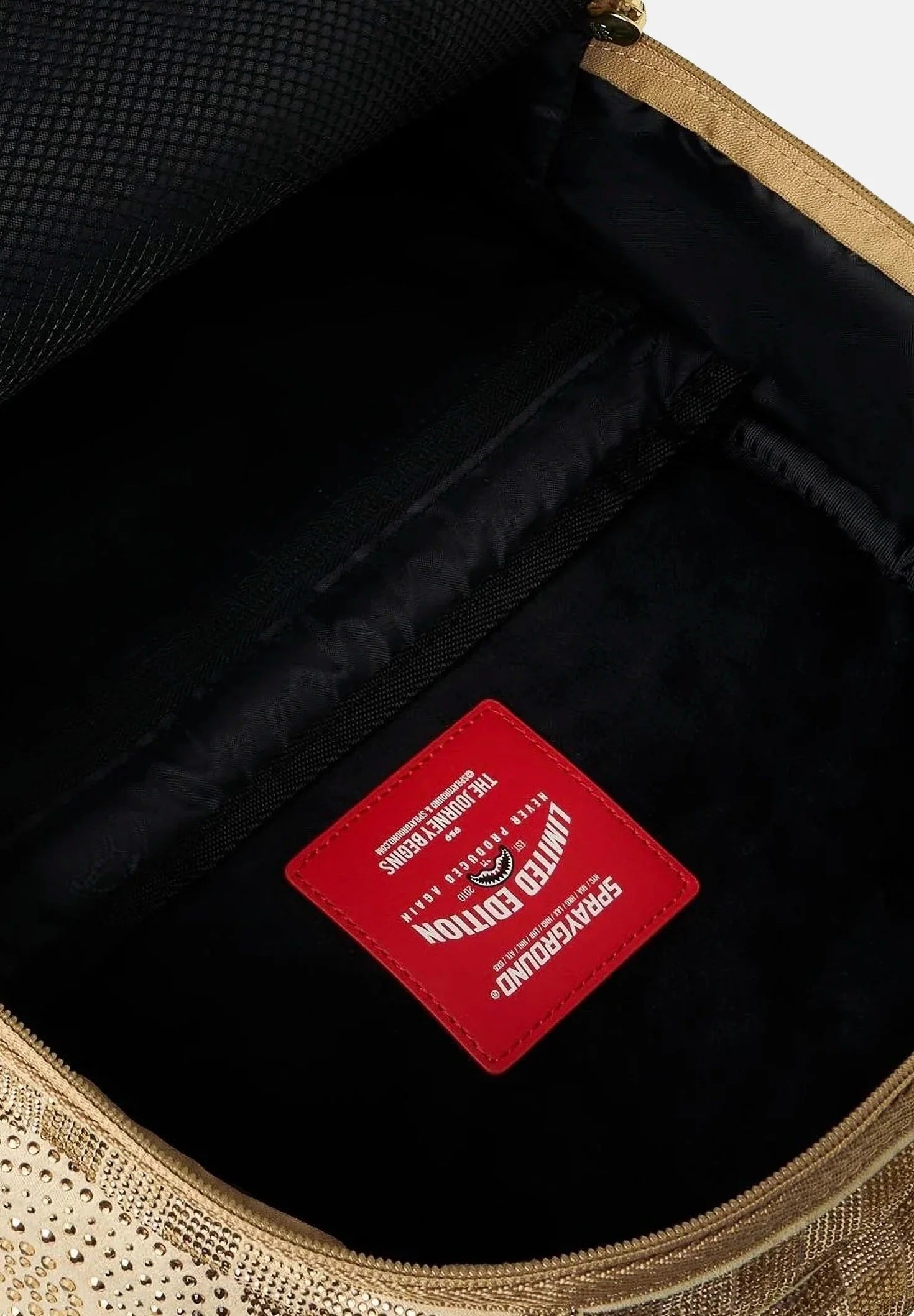 Sprayground Trinity 2-Tone Gold Backpack