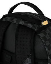 Black And White Drip Check Shark Sprayground Backpack