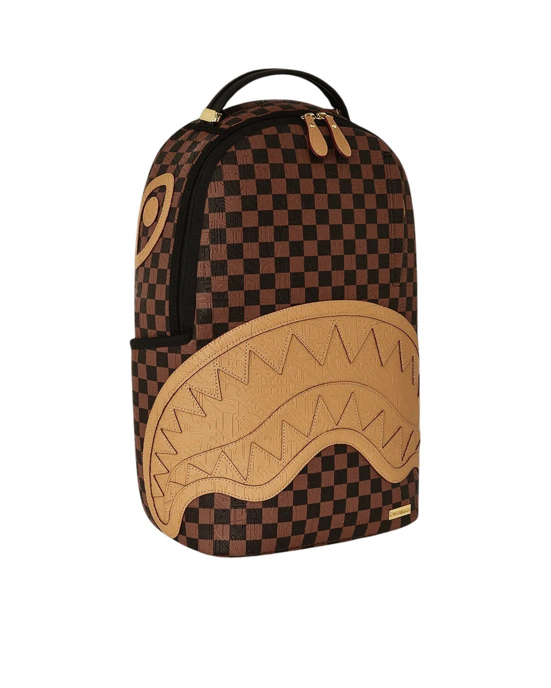 Zaino Embossed Check Brown Sprayground