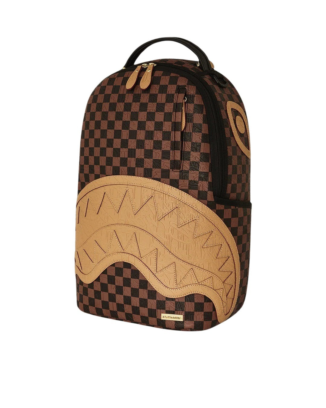 Zaino Embossed Check Brown Sprayground