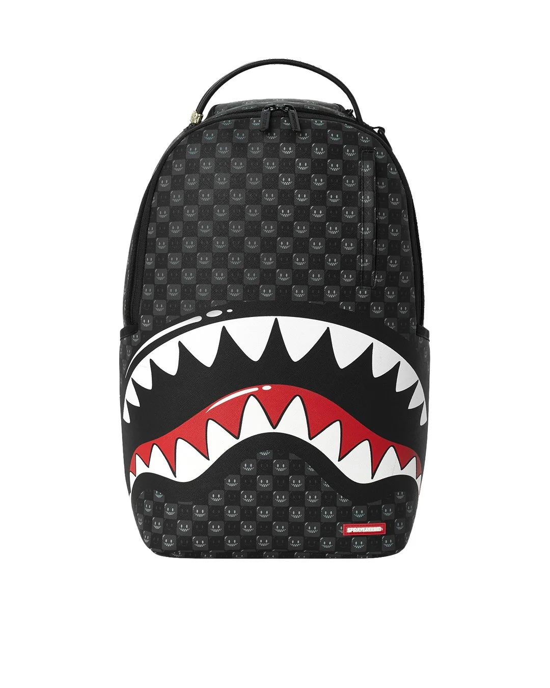 Sharks In Paris WTF Bubbly Black Check Sprayground Backpack