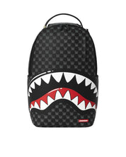 Sharks In Paris WTF Bubbly Black Check Sprayground Backpack