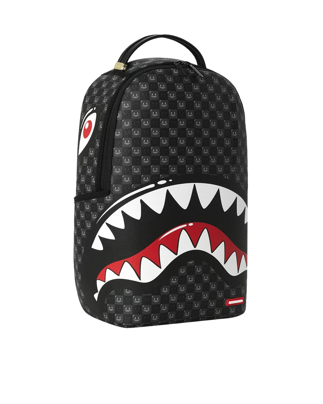 Sharks In Paris WTF Bubbly Black Check Sprayground Backpack
