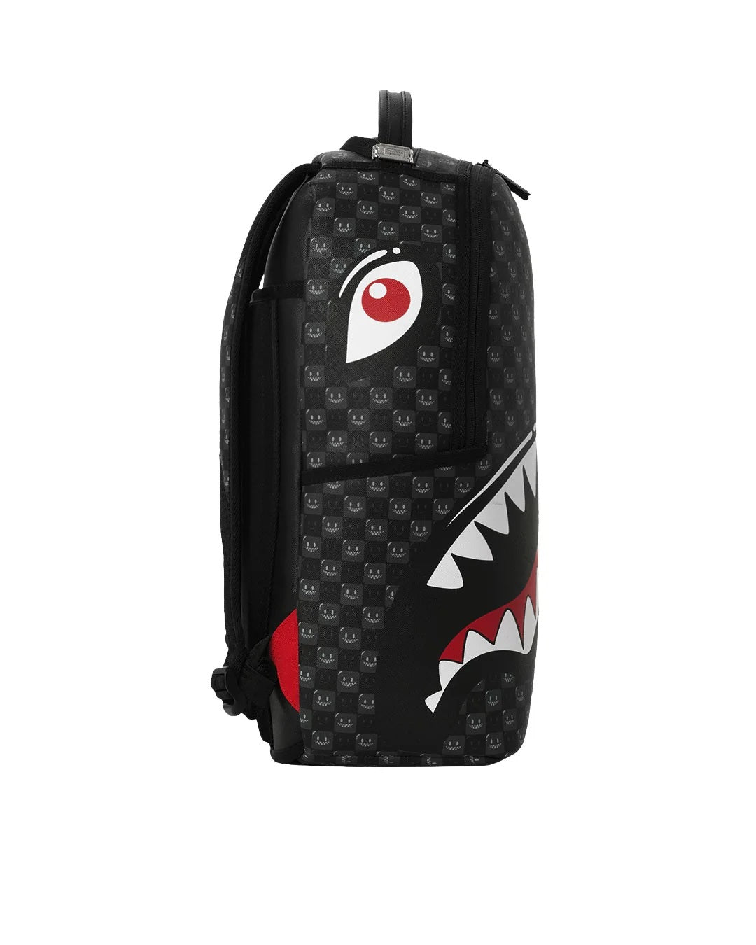 Sharks In Paris WTF Bubbly Black Check Sprayground Backpack