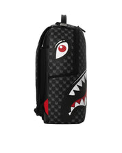 Sharks In Paris WTF Bubbly Black Check Sprayground Backpack