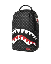 Sharks In Paris WTF Bubbly Black Check Sprayground Backpack