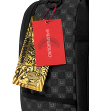Sharks In Paris WTF Bubbly Black Check Sprayground Backpack