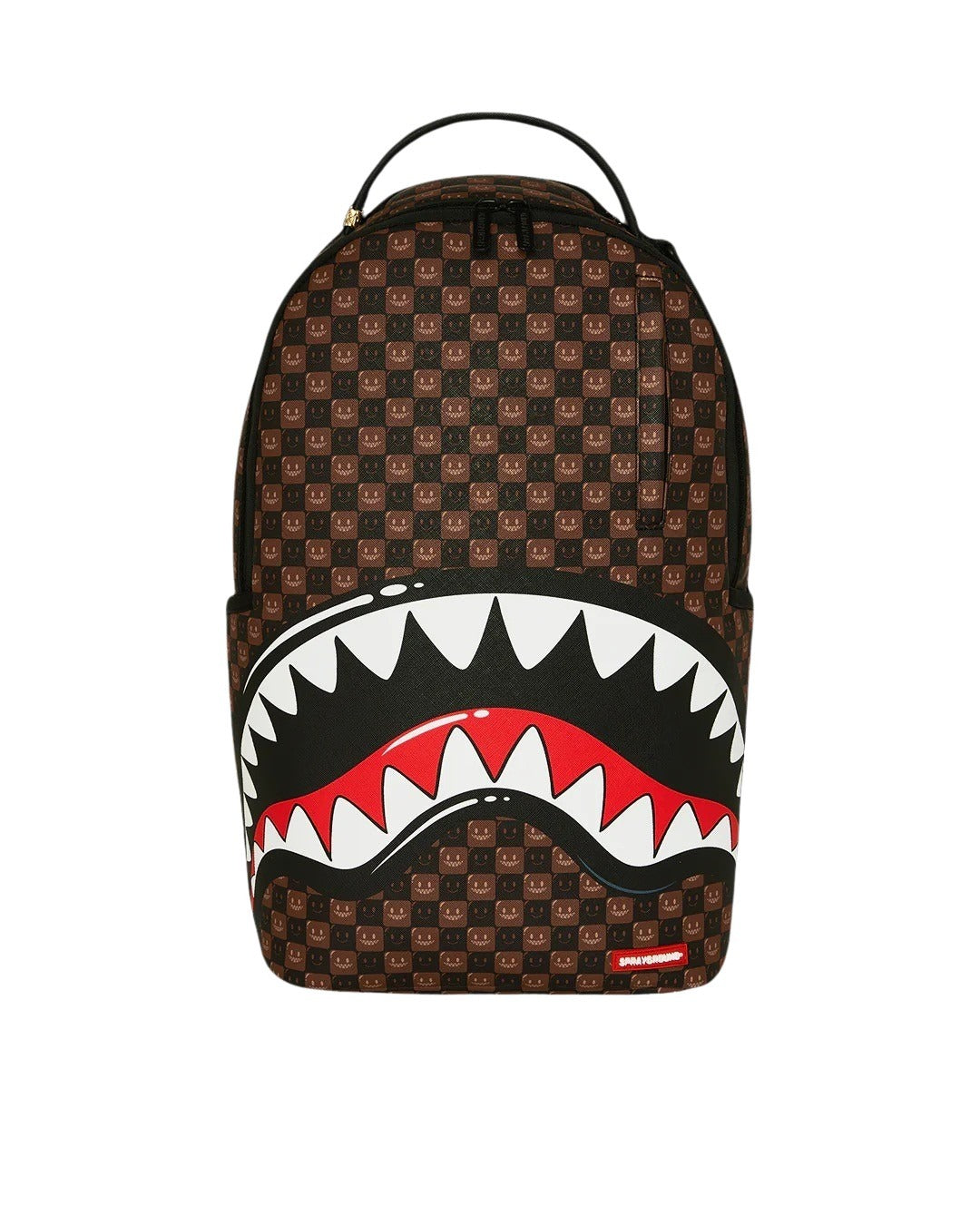 Sharks In Paris WTF Bubble Brown Check Sprayground Backpack