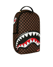 Sharks In Paris WTF Bubble Brown Check Sprayground Backpack