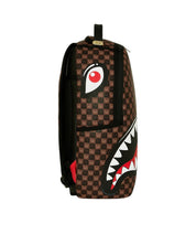 Sharks In Paris WTF Bubble Brown Check Sprayground Backpack