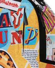 Sprayground Lips Magazine Collage Backpack