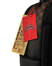 Zaino Brown Check Ghost Drip Sprayground
