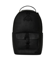Sleek Black Emblem Sprayground Backpack