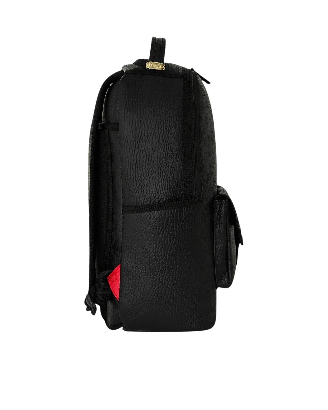 Sleek Black Emblem Sprayground Backpack