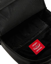 Sleek Black Emblem Sprayground Backpack