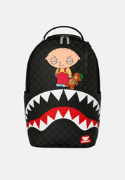 Family Guy Stewie Holding Bear Keychain Sprayground Backpack