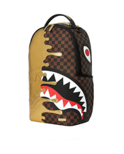 Sharks In Paris Gold Drip Sprayground Backpack