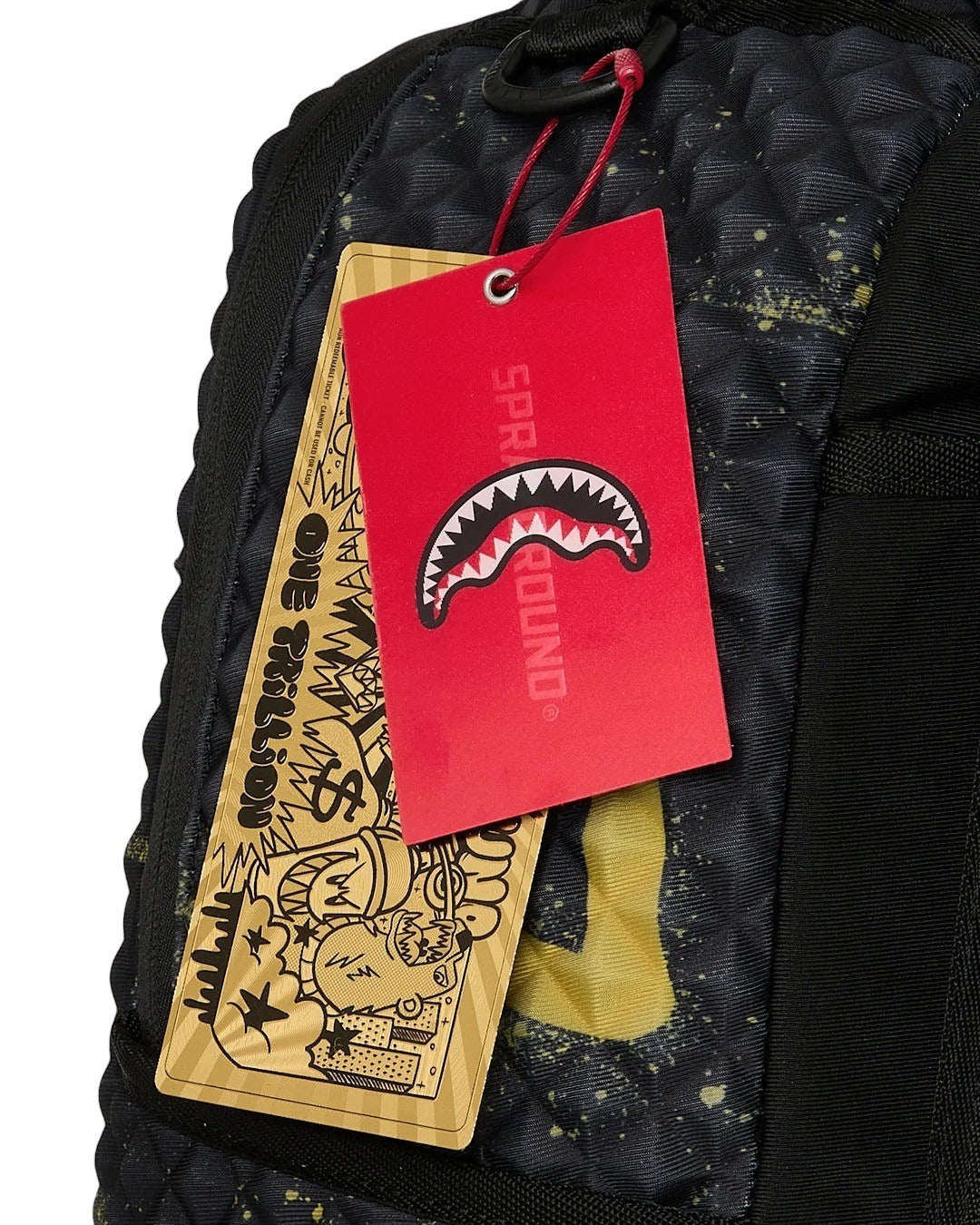 Pyramid Stencil Shark Sprayground Backpack