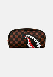 Astuccio Sharks In Paris WTF Bubble Brown Check Sprayground