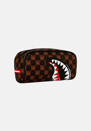 Astuccio Sharks In Paris WTF Bubble Brown Check Sprayground