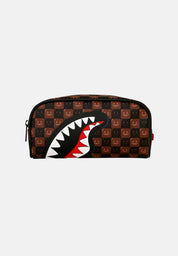 Astuccio Sharks In Paris WTF Bubble Brown Check Sprayground
