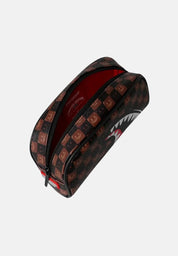 Astuccio Sharks In Paris WTF Bubble Brown Check Sprayground