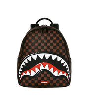 Zaino Sharks In Paris WTF Bubble Brown Check Sprayground