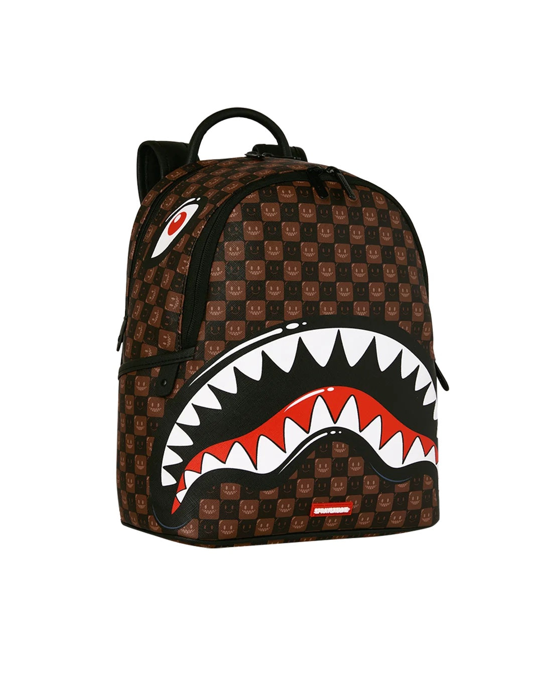 Zaino Sharks In Paris WTF Bubble Brown Check Sprayground