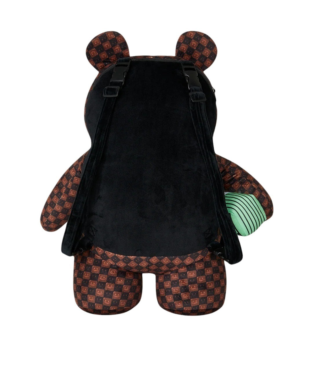 Sharks In Paris WTF Bubble Brown Check Moneybear Sprayground Backpack