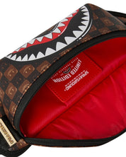 Marsupio Skarks In Paris WTF Bubble Brown Check Sprayground
