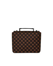 Borsa Sharks In Paris WTF Bubble Brown Check Sprayground